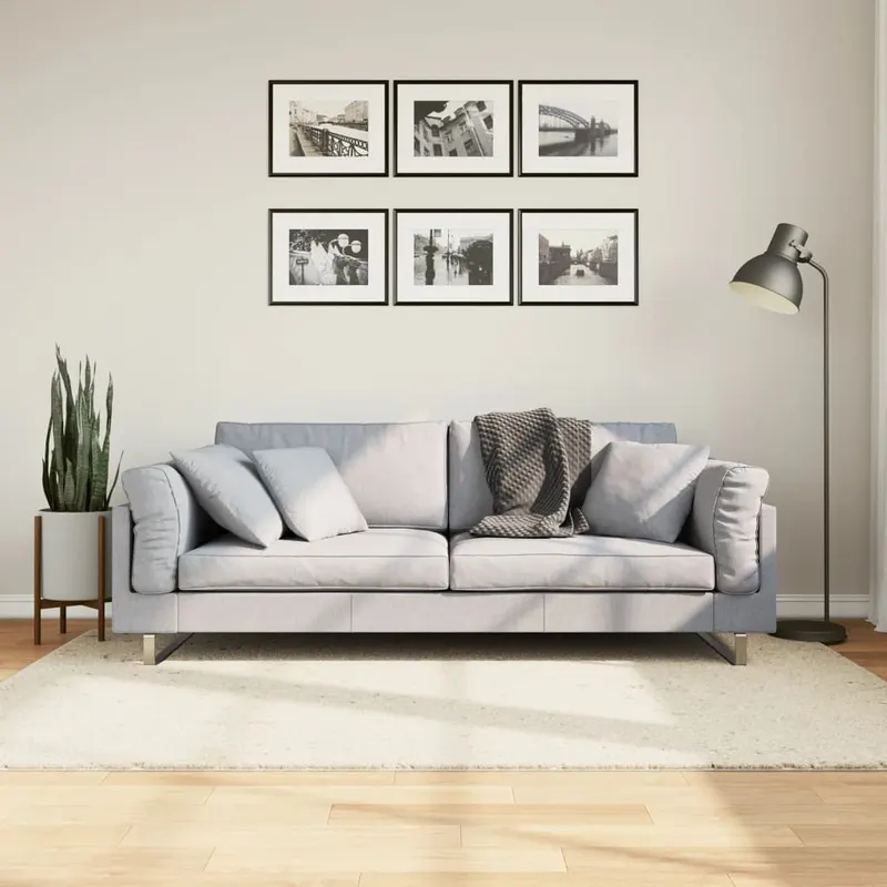 covor „oviedo”, fire scurte, bej, 140x200 cm