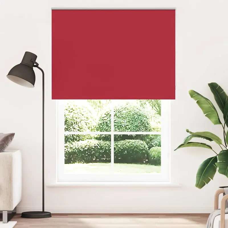 jaluza cu role opace rosu 155x230 cm latime material 151,6 cm