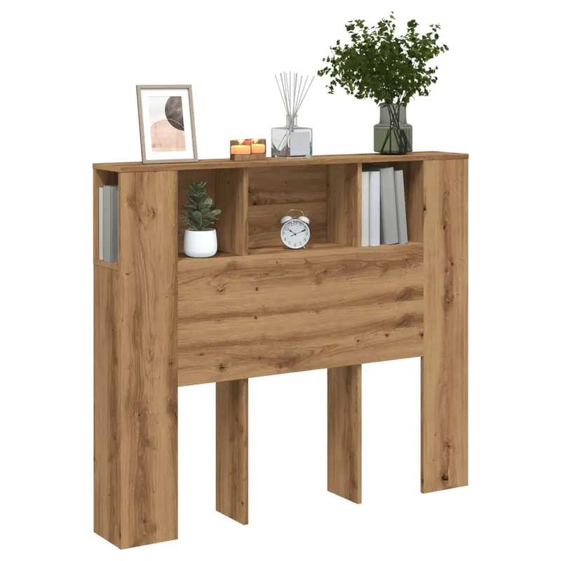 tablie pat dulap stejar artizanal 120x19x104,5cm lemn prelucrat