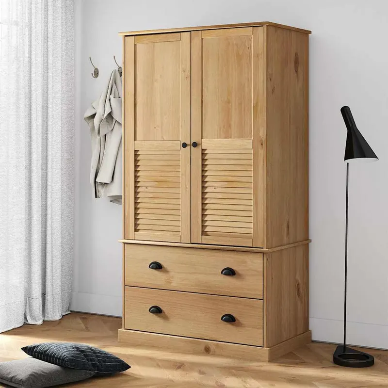 sifonier vigo, 90x55x170 cm, lemn masiv de pin