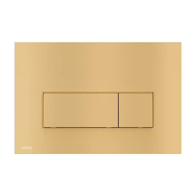 Clapeta de actionare, Alcadrain, Thin, cu doua volume, auriu mat