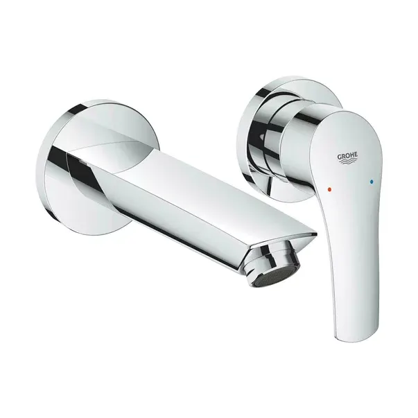 Baterie lavoar Grohe 29337003, Eurosmart, tip comanda monocomanda, tip instalare pe perete, marime m, crom