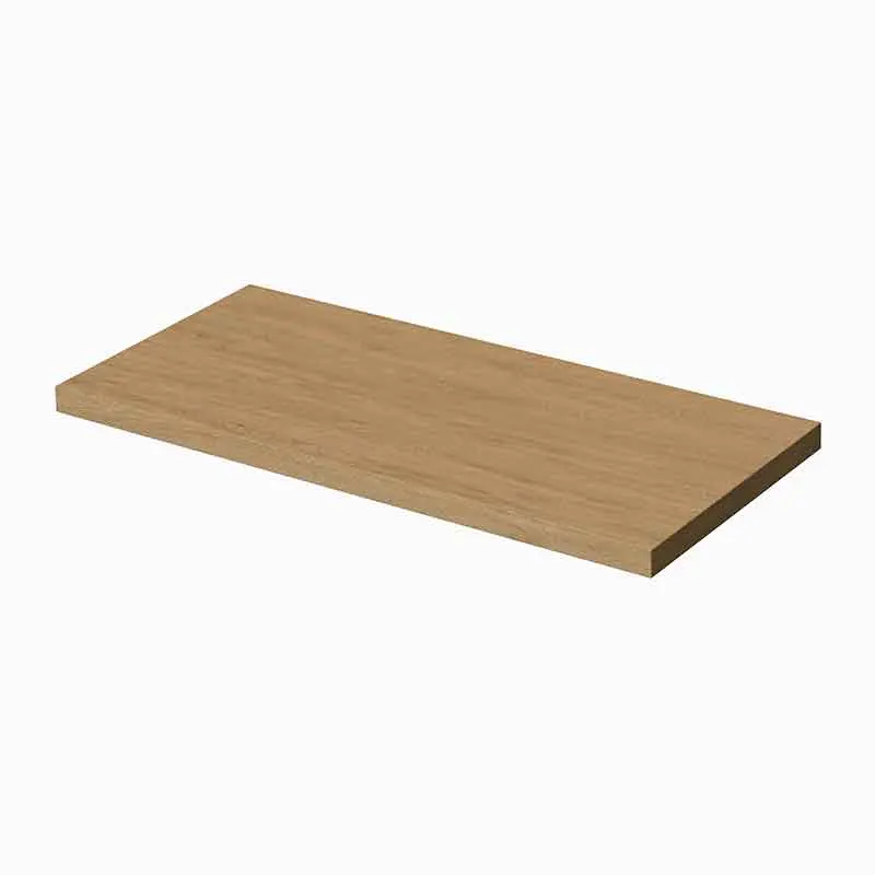 Blat mobilier baie Fluminia, 100x46cm, compatibil Genova 80, rovere naturale