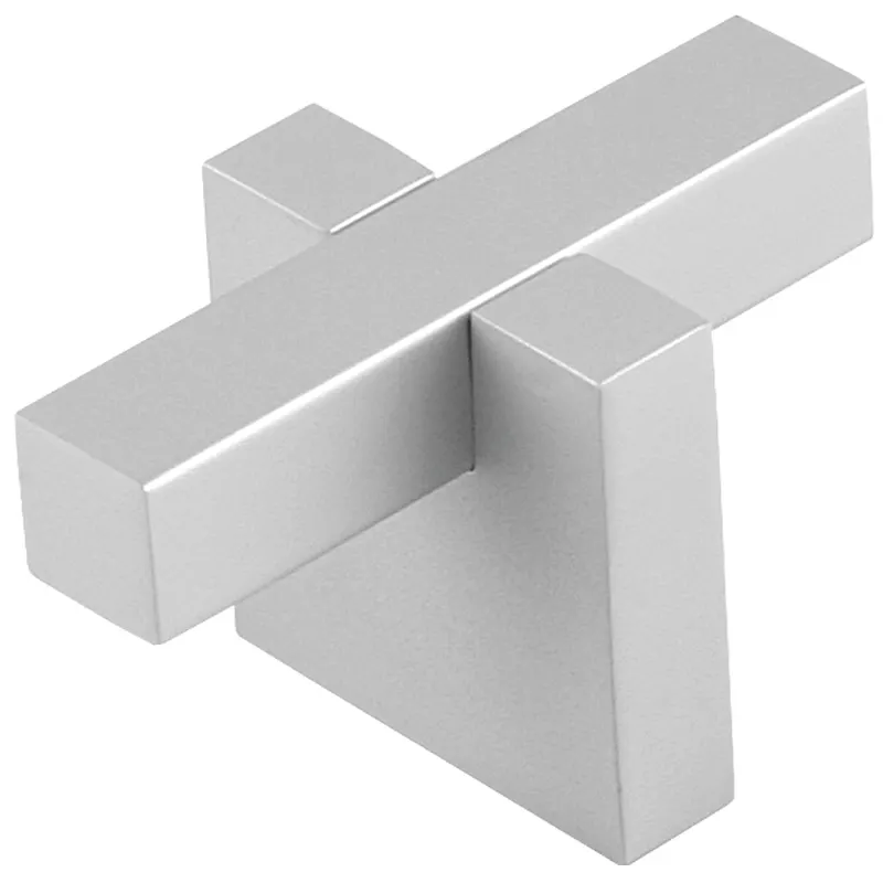Buton HX 6822E3 / FA 26175, aluminiu, 50 x 30 mm, crom