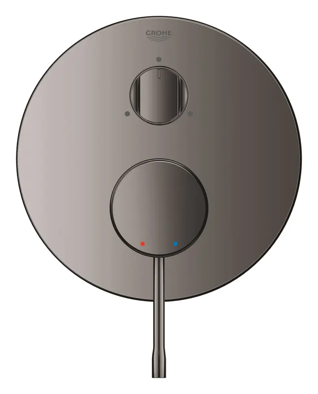 Unitate comanda Grohe 24092A01, Essence, diverter, 3 iesiri, necesita valva, lucios, grafit