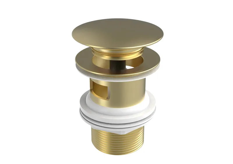 Ventil lavoar Roca A5054015VA, 105 mm, 45 mm, 65 diametru, 1 1 4 diametru montaj, universal, in bideu, in lavoar, Auriu