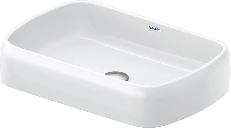 Lavoar Duravit 2384600079, Qatego, montaj pe blat, nr orificii baterie fara, zona montaj interior, alb