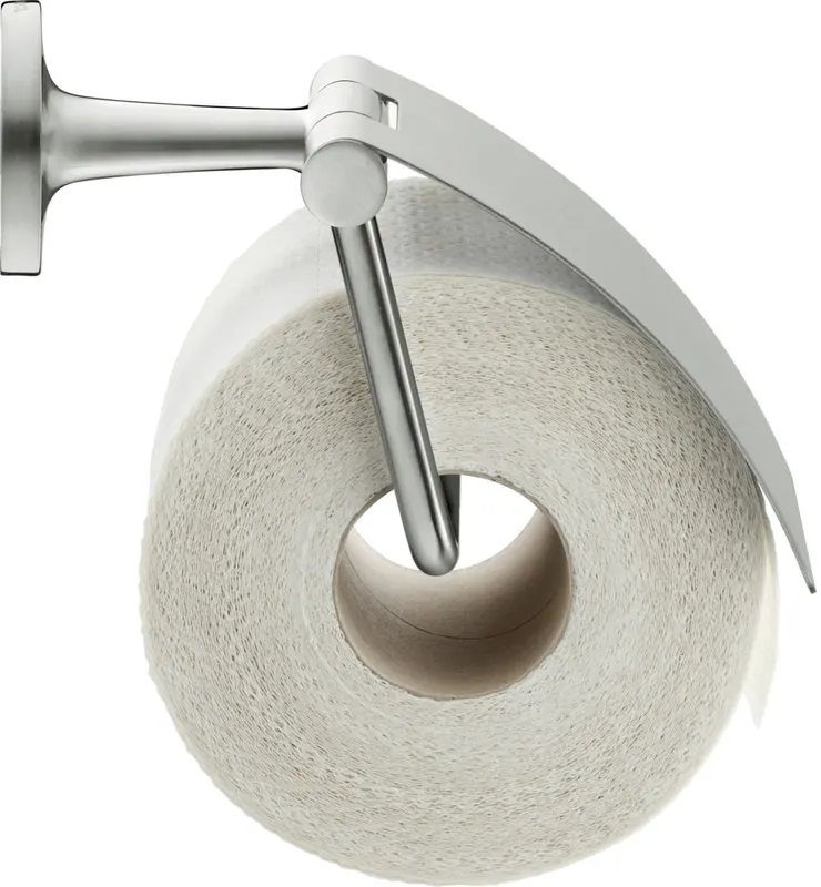 Suport hartie Duravit 0099407000, igienica Starck T, tip instalare pe perete, numar orificii instalare 2, otel satinat