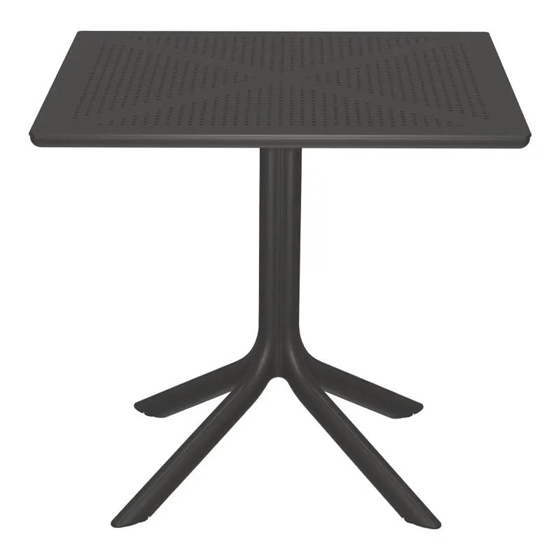 Masă perforată Groovy, Polipropilenă, Antracit, 80x80x74 cm - Antracit