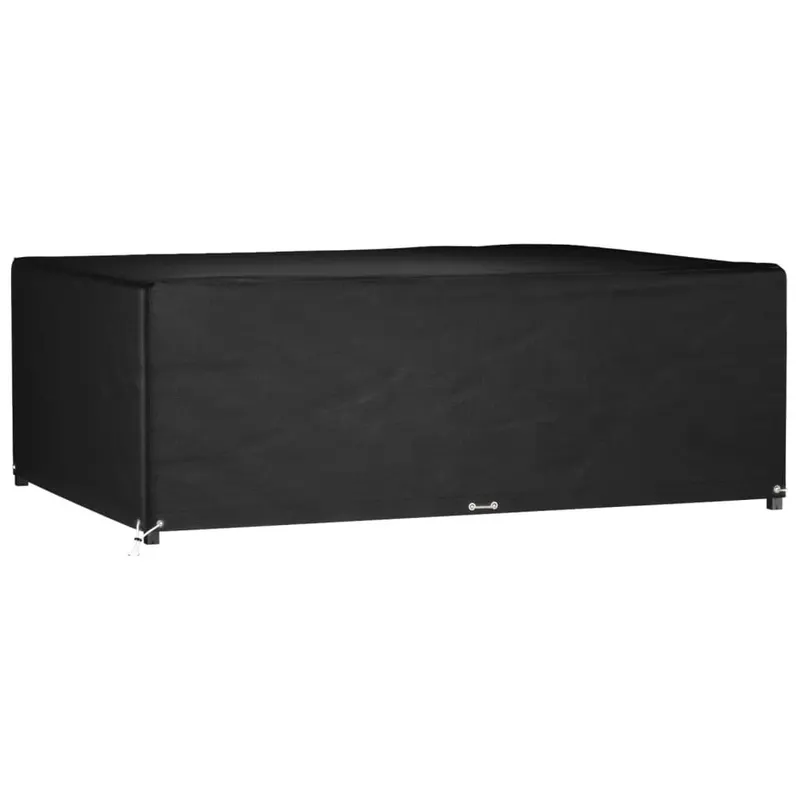 husa pentru mobilier gradina, 12 ocheti, 240x180x80 cm, patrat