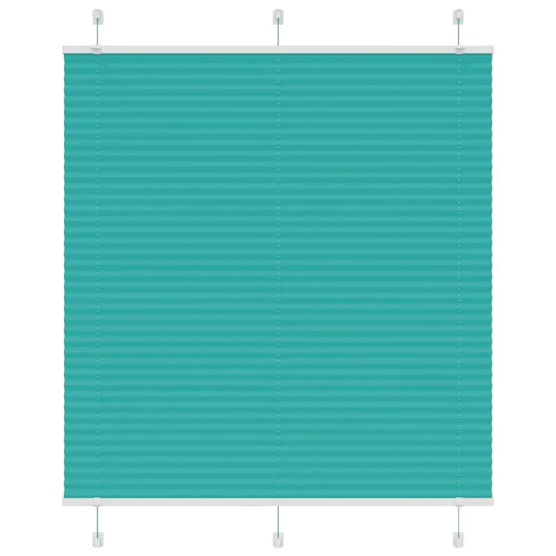 jaluza plisata verde petrol 120x100 cm latime tesatura 119,4 cm