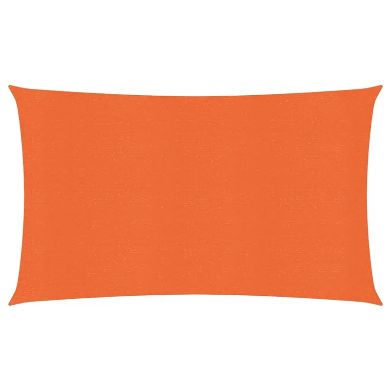 panza parasolar, portocaliu dreptunghiular 3x6 m hdpe 160 g/m2