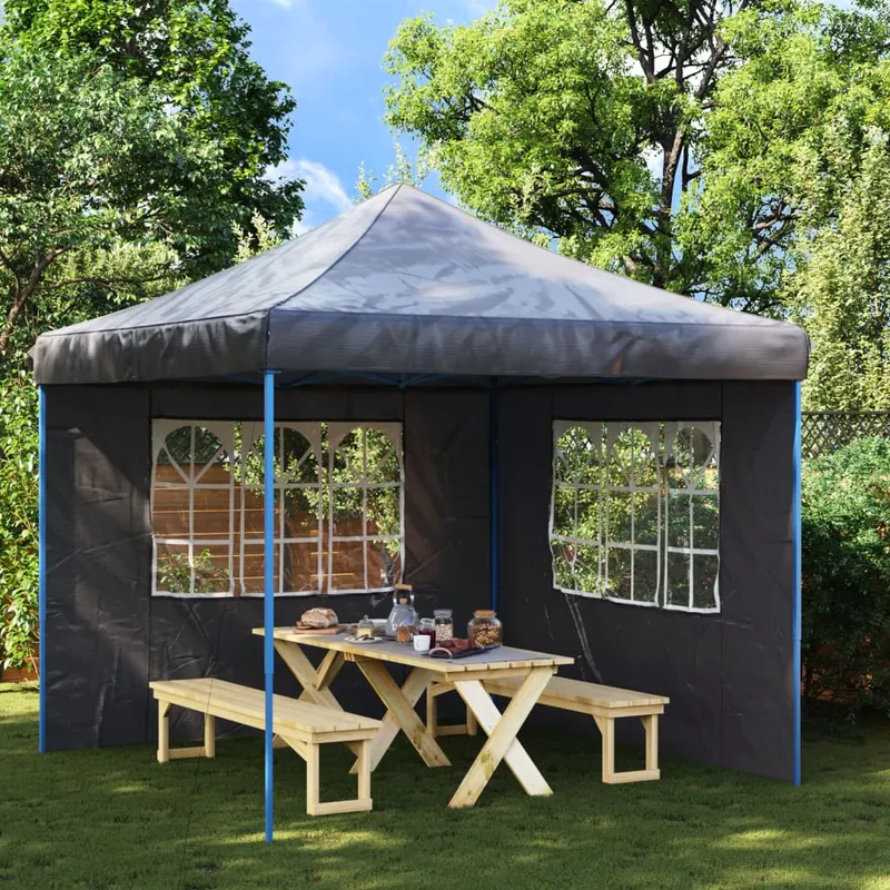 perete lateral cort petrecere, 2 buc,antracit, pe, cu fereastra
