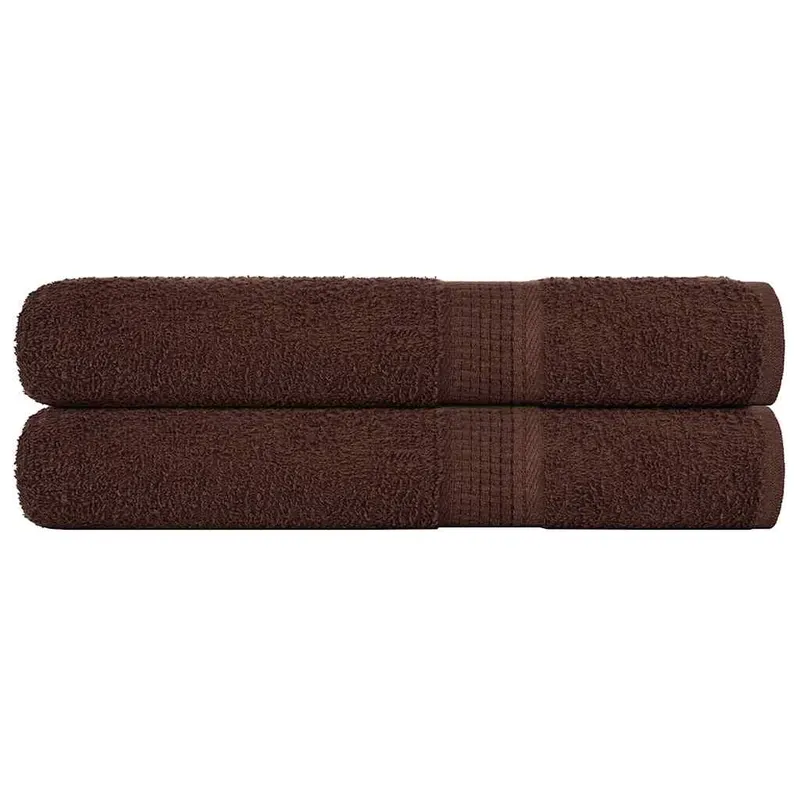 prosoape pentru sauna 2 buc maro 80x200 cm 360 g/m2 100% bumbac
