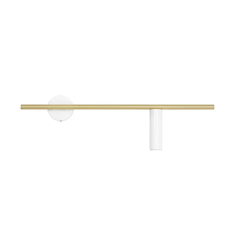 Aplica de perete VERAN 1 RIGHT - Alb/Bronz