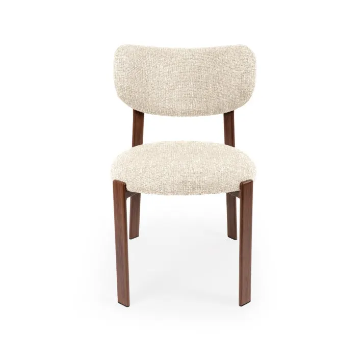Scaun TALVOS WALNUT - Beige