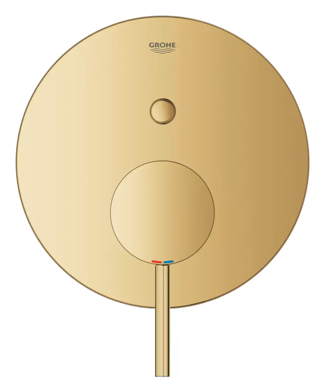 Unitate comanda Grohe Atrio 24066GL3, aparenta, diverter, 2 iesiri, necesita set fixare, lucios, auriu