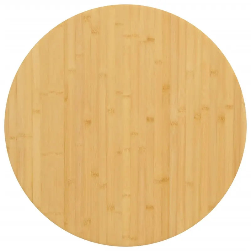 blat de masa, Ø60x2,5 cm, bambus