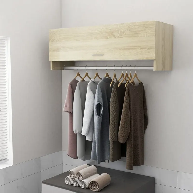 sifonier, stejar sonoma, 100x32,5x35 cm, pal