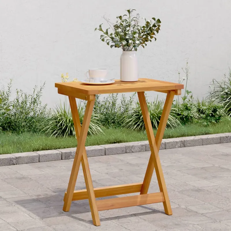 masa de gradina pliabila, 50x36x60 cm, lemn masiv de acacia