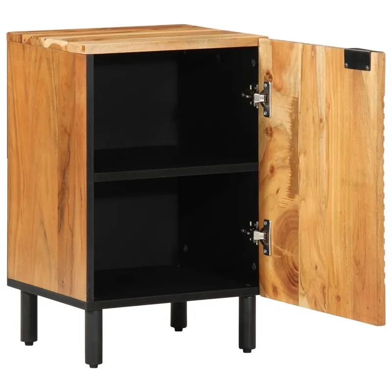 Cabinet de baie 38x33,5x58 cm lemn solid de acacia