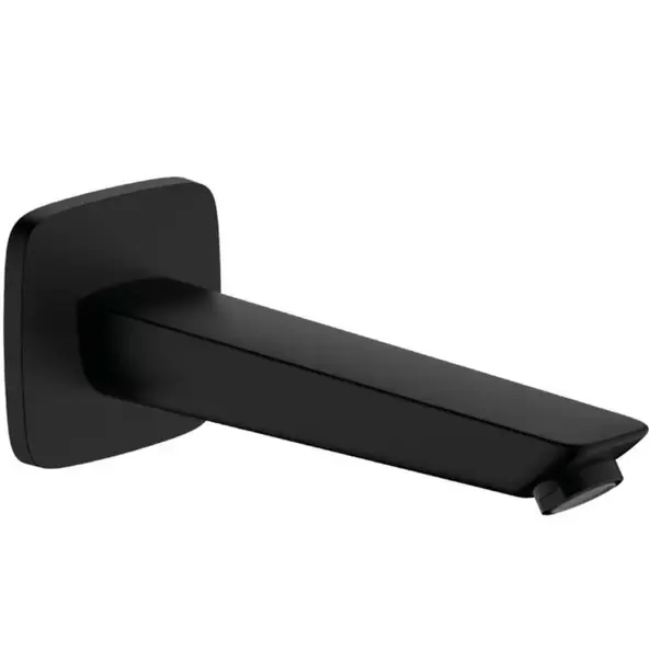 Pipa cada negru mat Hansgrohe Logis