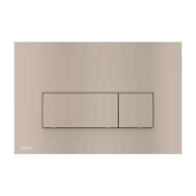 Clapeta de actionare, Alcadrain, Thin, cu doua volume, nickel mat