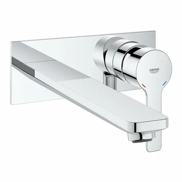 Baterie lavoar Grohe 23444001, 1 bar, 35 mm, 89 mm, 207 mm, 2 orificii instalare, 1 2 dimensiune racord, Crom
