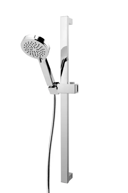Coloana de dus FDesign Seppia FD3-100-11, 1 2 , 650 mm, 3 pulverizari, 1.5 m, anti-calcar, crom