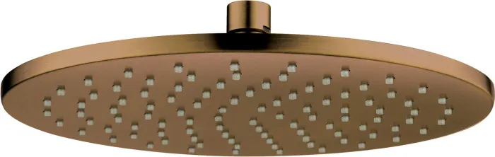 Palarie de dus rotunda, bronz periat, 250 mm, Deante Cascada