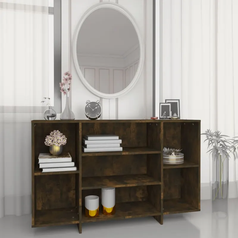 servanta, stejar afumat, 120x30x75 cm, pal