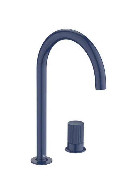 Baterie lavoar Roca A5A3D3FP00, 28 mm, 5 l min, 0.5 bar, 35 mm, 287 mm, 162 mm, 460 mm, 2 orificii instalare, Albastru