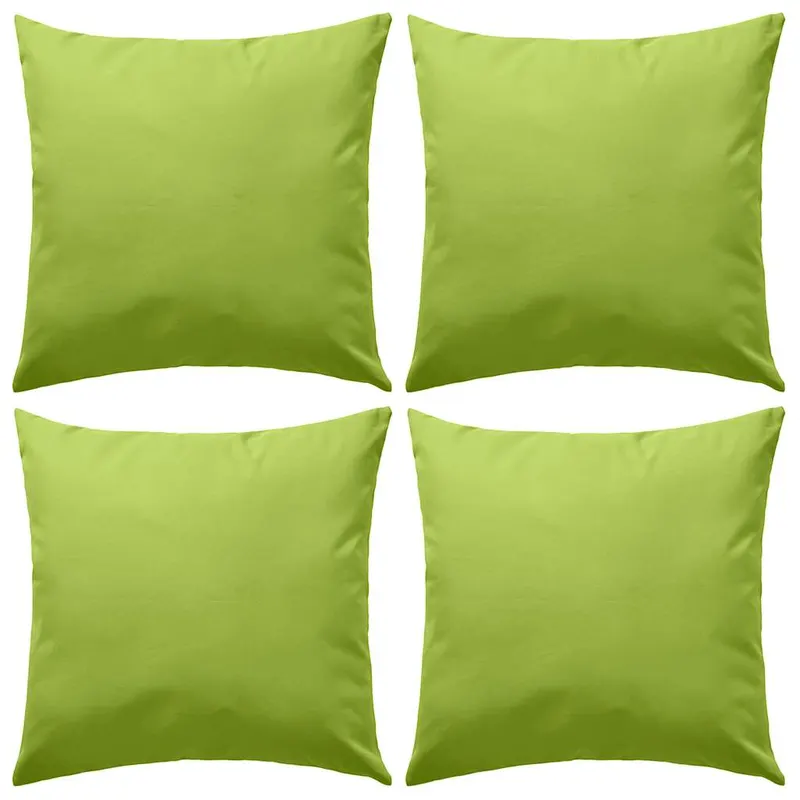 perne de exterior, 4 buc., verde mar, 45 x 45 cm
