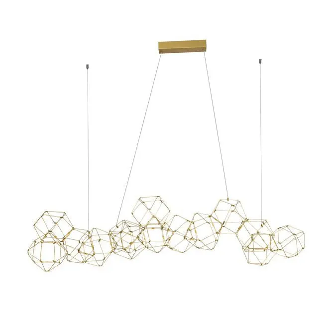 Lampa suspendata NEBULA 163CM - Gold