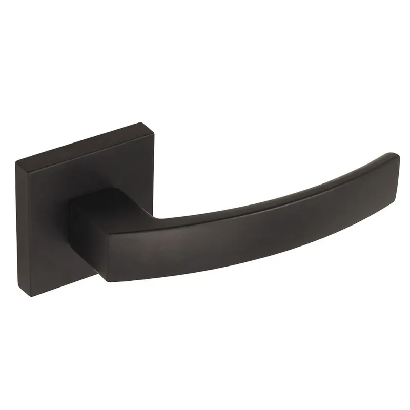 Maner usa Gamet, patrat, zamac, negru, 126 x 40 mm