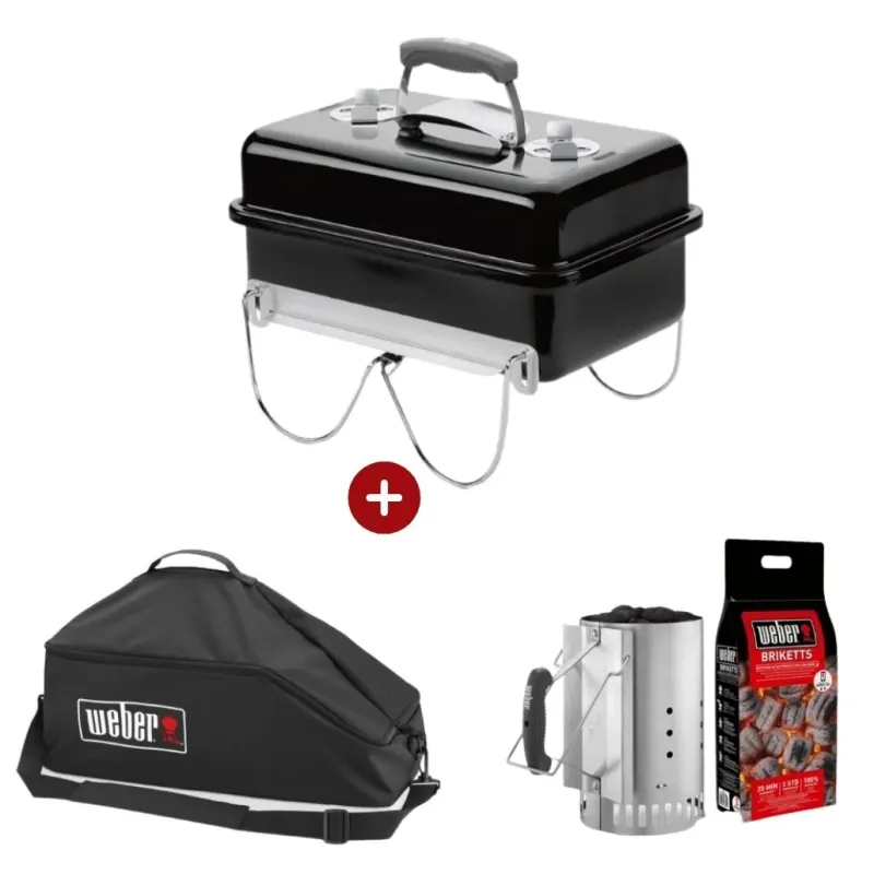 Pro Pack Weber - Gratar carbuni Go-Anywhere - portabil