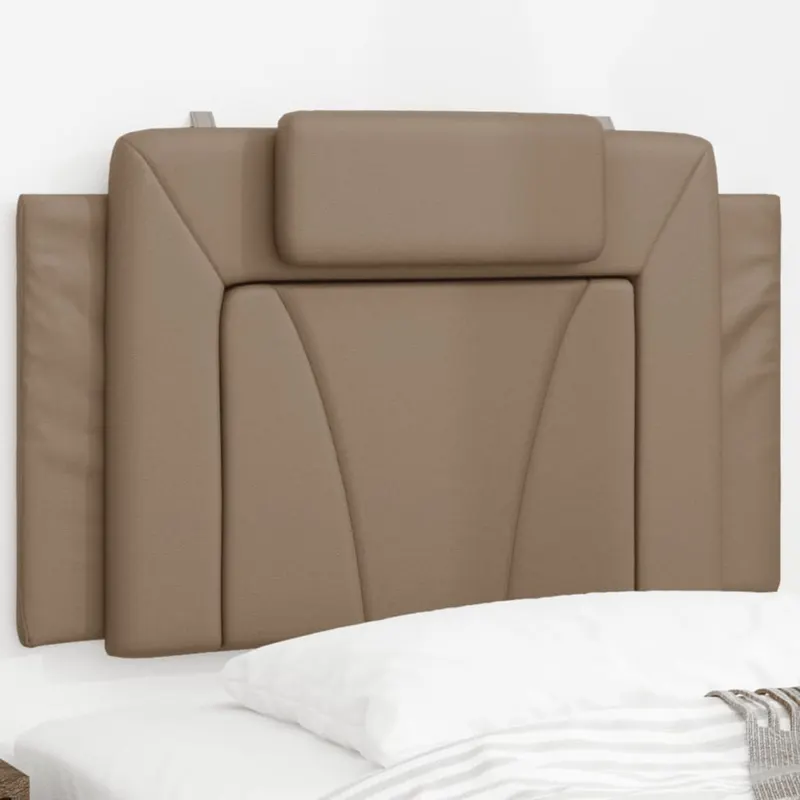 perna pentru tablie pat, cappuccino, 80 cm, piele artificiala