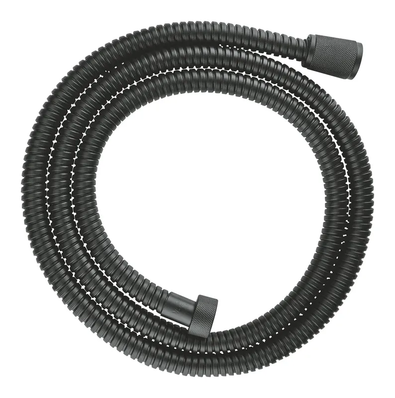 Furtun dus Grohe 27502KS1, MetalFlex, 1 2 x 1 2 , 1.5 m, anti-rasucire, metalic, mat, negru
