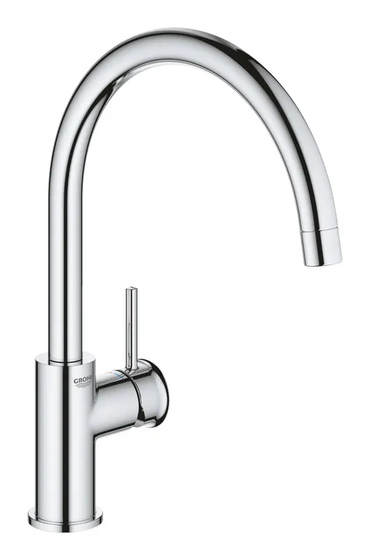 Baterie de bucatarie Grohe 31553001, 1 bar, 332 mm, 223 mm, 1 orificii instalare, 1 sprayuri, 360 unghi pivotare, Crom
