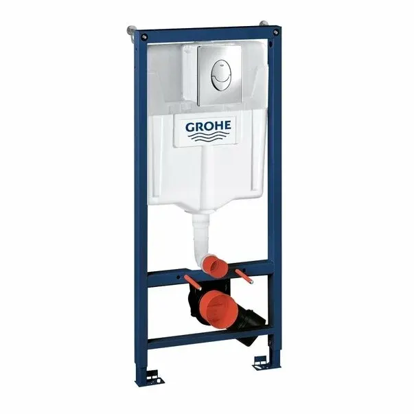 Set 3 in 1 rezervor WC Grohe 38721001, 1130 mm, 500 mm, 90, 110 mm, 180, 230 mm, 2 moduri spalare, suport