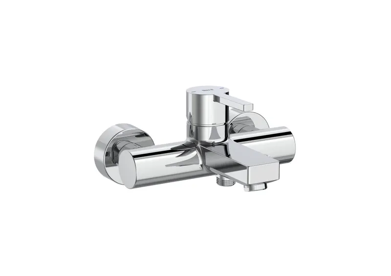 Baterie cada Roca A5A0296C00, Naia, montaj pe perete, tip incastrare aparent, tip comanda monocomanda, crom