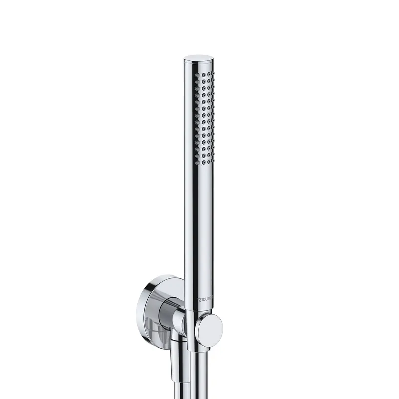 Set para de dus Duravit UV0762002010, dus, diametru 25 mm, montaj universal, racord 1 2 , para shockproof, crom