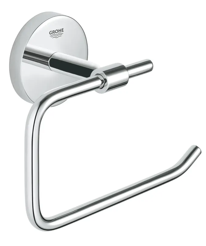 Suport hartie Grohe 40457001, igienica Bau Cosmopolitan, tip instalare pe perete, numar orificii instalare 2, crom