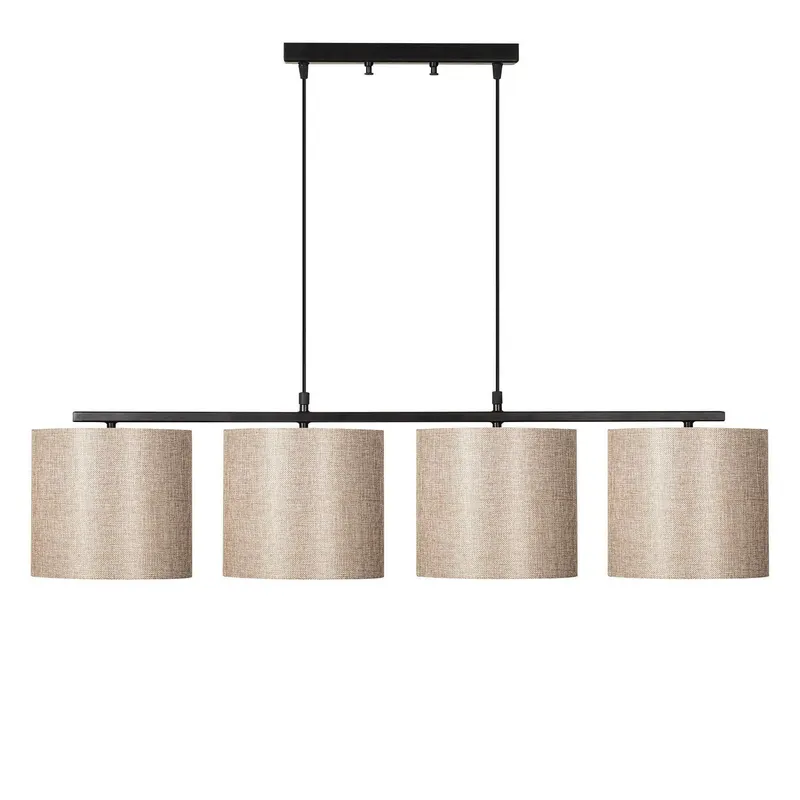 Lustra Luxxet, Negru/Crem, 20x20x120 cm - Bej