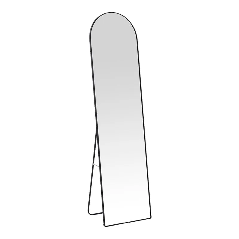 Oglinda Plaza, Aluminiu, 40x28x150 cm - Negru
