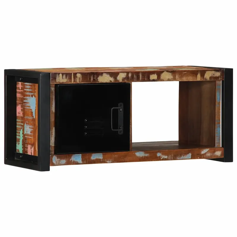 dulap tv 80x30x35 cm lemn masiv recuperat