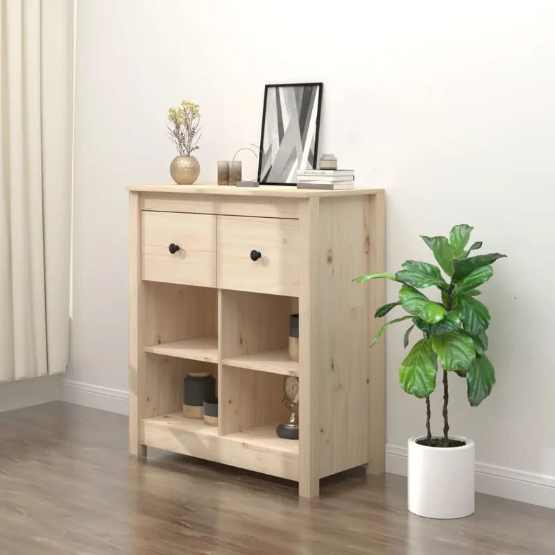 servanta, 70x35x80 cm, lemn masiv de pin