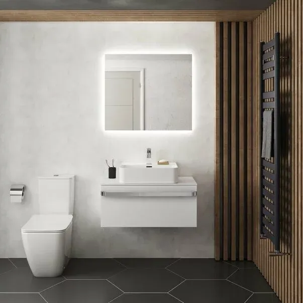 Oglinda cu iluminare si dezaburire Ideal Standard MirrorLight Ambient 70x70 cm