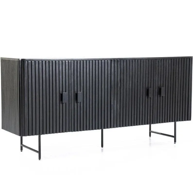 Comoda VERMASK BLACK 170 x 45 x 80 CM