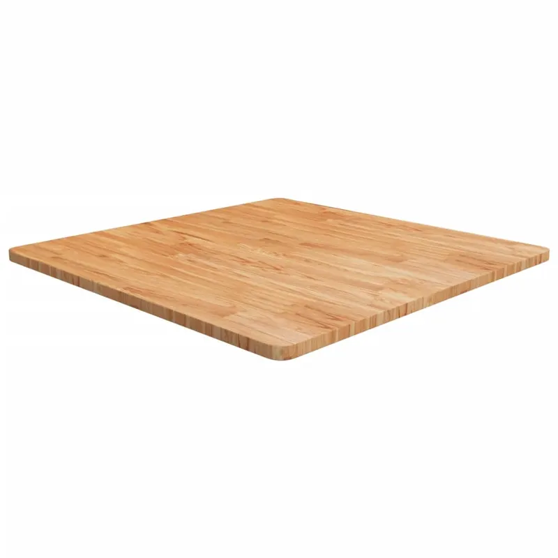 blat masa patrat maro deschis 90x90x2,5cm lemn stejar tratat